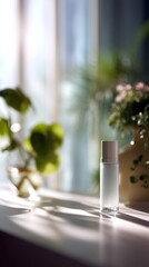 Health Product Showcased in Bright Natural Light with Soft Focus Background Elements