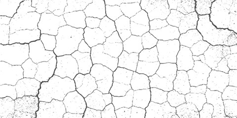 Design a high-resolution grunge texture featuring a distressed white background with visible dust, scratches, and subtle cracked wall effects. The texture should have an aged, worn-out look.