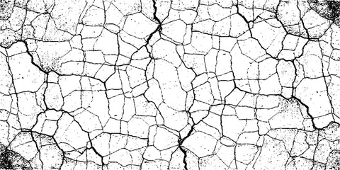 Design a high-resolution grunge texture featuring a distressed white background with visible dust, scratches, and subtle cracked wall effects. The texture should have an aged, worn-out look.