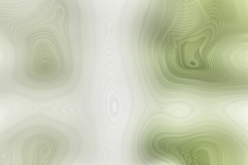 Abstrakcyjne zielono-białe tło z topograficznym wzorem — organiczne fale i delikatne linie konturowe © Henryk Guziak