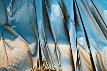 Texture of waterproof car cover material as design pattern