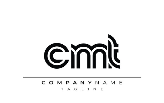 CMT Creative Unique Modern Letter Logo Design. Stylized logo featuring a unique letter design, presenting abstract minimalist aesthetics and modern appeal.