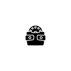 View master icon flat vector design