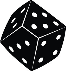 dice rolling illustration on white background.eps
