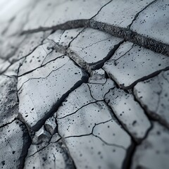 Rough Cracked Concrete Surface Texture &ndash; High Resolution
