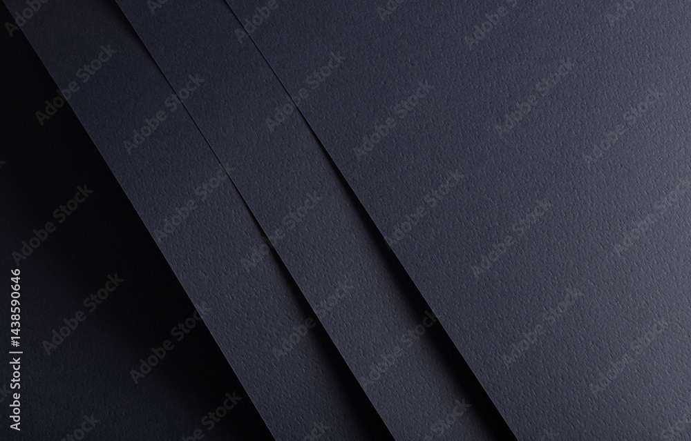 Leinwandbilder paper texture with dark blue tone, clean matte surface and geometric line overlay, premium designer 