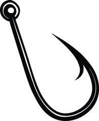 fishing hook vector illustration