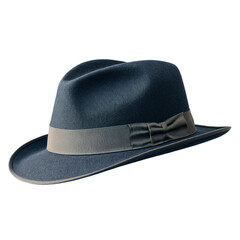 fedora hat isolated on transparent background