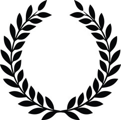 minimalist leaf wreath