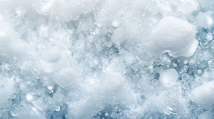 A soft snow falling background with white flakes and winter calm