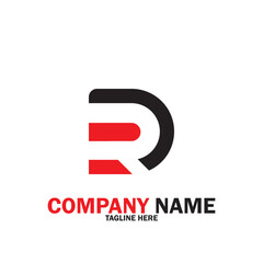 R logo business company icon vector illustration template design