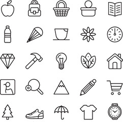 set of icons for web design