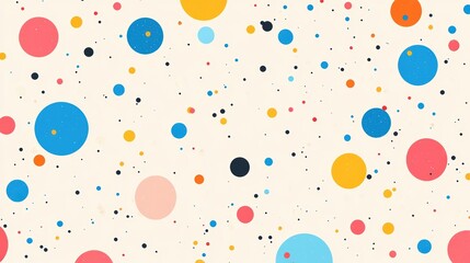 A minimal dot pattern background with clean pastel palette