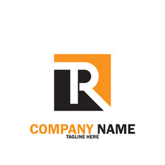 R logo business company icon vector illustration template design