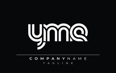 YME Creative Unique Modern Letter Logo Design. Stylized logo featuring a unique letter design, presenting abstract minimalist aesthetics and modern appeal.