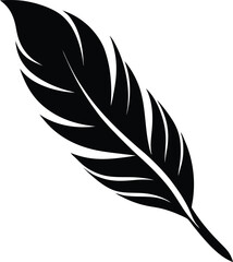 Obraz premium feather vector illustration