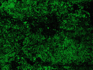 Abstract green grunge distressed wall texture as background