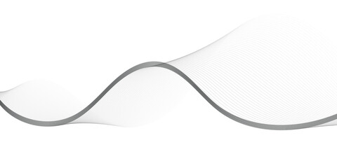 Abstract black wave banner template.  Digital frequency track equalizer. Stylized line art background. Vector illustration.
