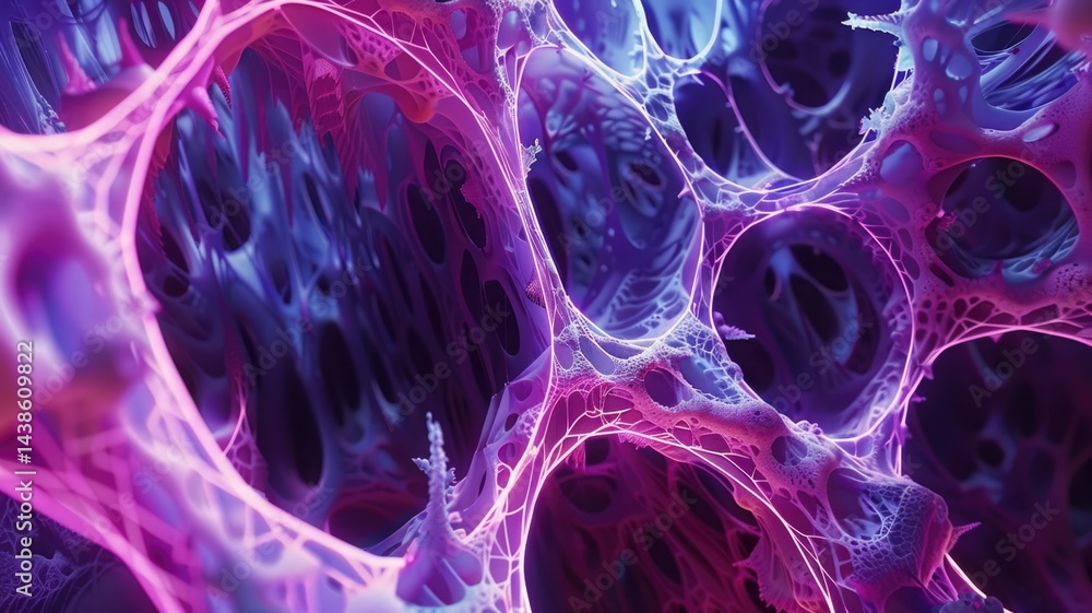 Poster abstract light patterns with neon colors. dynamic and futuristic digital art. abstract artwork of gr