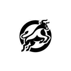 letter O bull logo