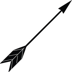 single shooting arrow with feathers © Chandro Protap Ray 