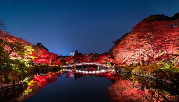 nabana no sato garden at night nagoya