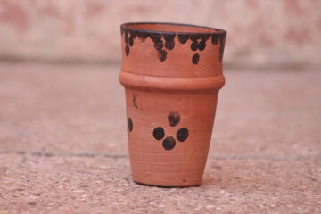 Brown Handmade Pottery Cup