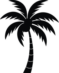 Fototapeta premium palm tree silhouette