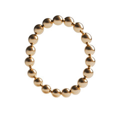 Fototapeta premium One Bracelet Falling Midair Crisp Image isolated on a transparent background