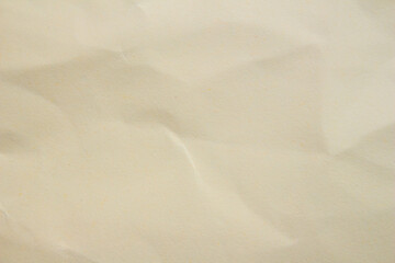Crumpled paper as background creased craft paper texture design element blank paper sheet