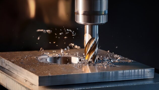 the plunge cutting technique on a milling machine using flat end mill tools the concept of metalworking on the milling machine