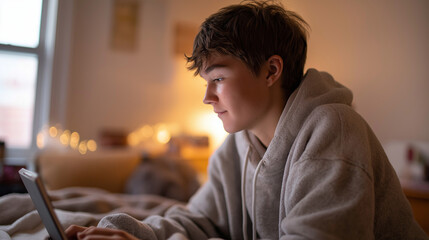 A cozy virtual therapy session for teens