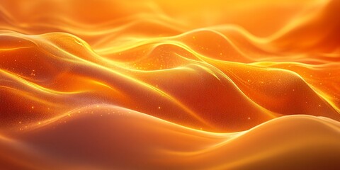 Obraz premium Golden dunes shimmering softly glowing warmly