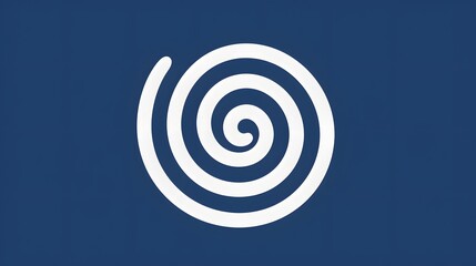 Rotation Vector Icon: Professional Flat Symbol in Blue Color