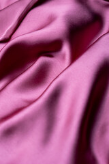 Beautiful Light Pink Silk Cloth with Shiny, Silky Finish