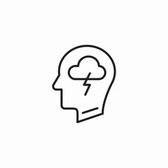 brainstorming session icon sign vector