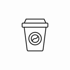coffee cup icon icon sign vector