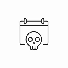 day of the dead icon sign vector
