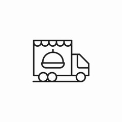 delivery van icon sign vector