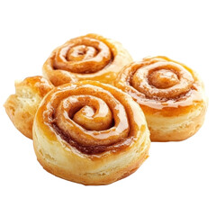 Freshly baked cinnamon rolls cooling on a countertop in a cozy kitchen
