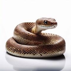 Obraz premium Snake, isolated, white background