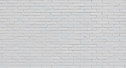 Fototapeta premium Textured white brick wall creates a clean, minimalist backdrop, offering a versatile canvas for creative projects and visual appeal.