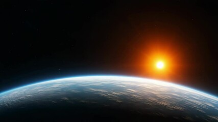 Sunrise over earth celestial event captured in space cosmic scene vast universe - Powered by Adobe