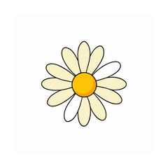 Beautiful Flower Vector Clipart  Elegant Floral Designs on White Background