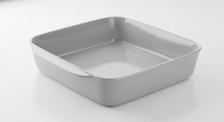 Light gray square container