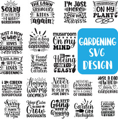 Fototapeta premium gardening svg bundle