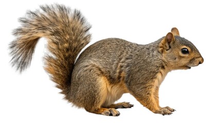 Obraz premium squirrel on a white background
