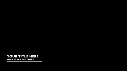 Modern Glitch Lower Third Animation