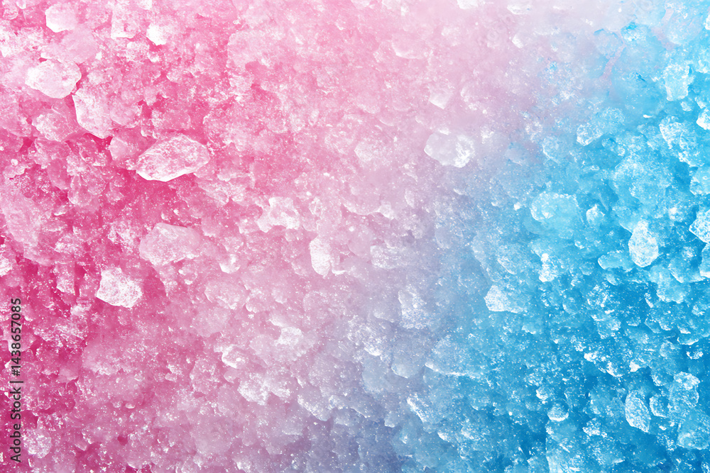 Poster cute pink and blue pastel gradient background with soft textures and subtle grainy effects, creating