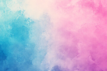 Naklejka premium Cute pink and blue pastel gradient background with a grainy texture.